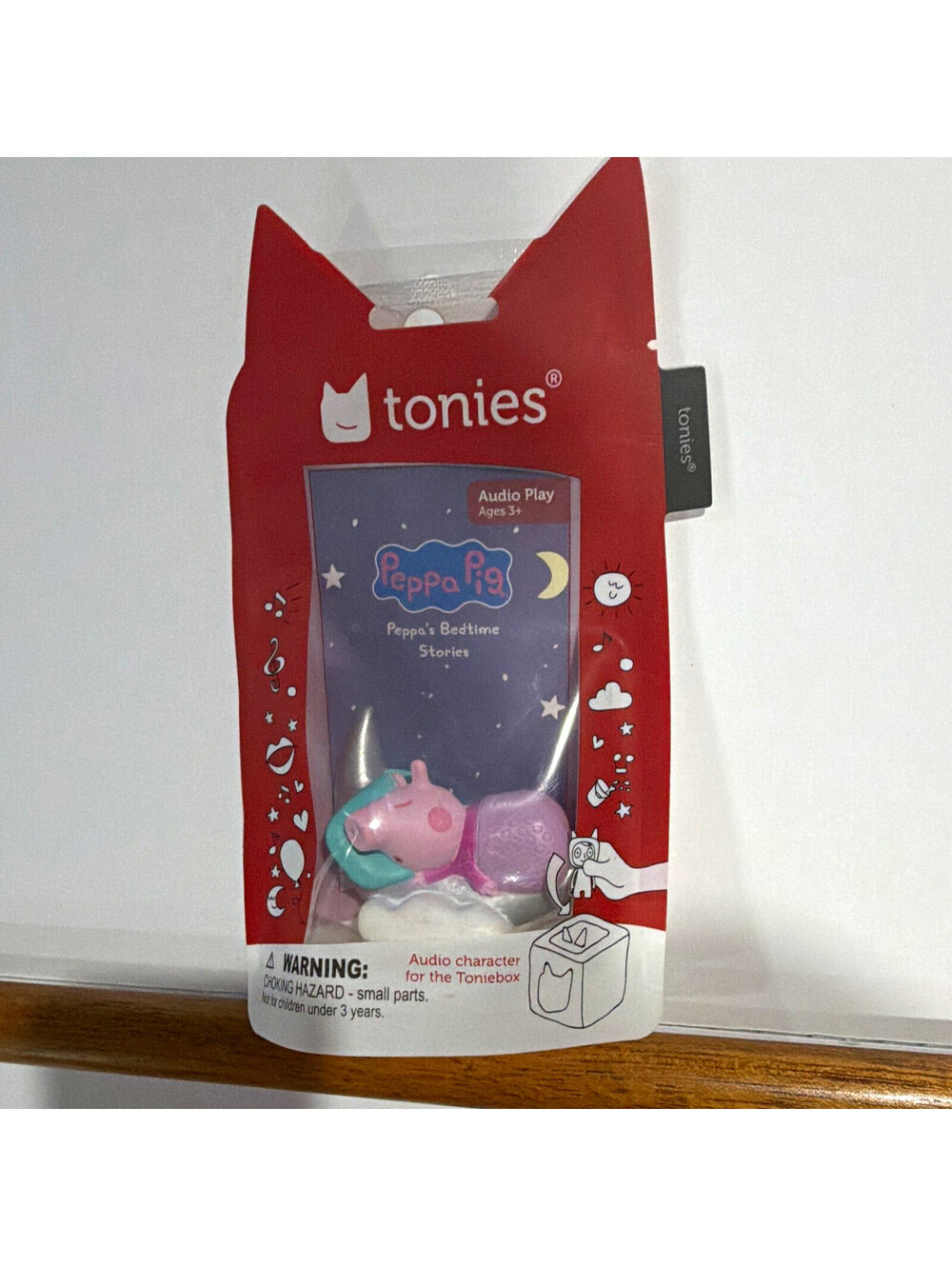 tonies Peppa Pig Peppa’s Bedtime Stories Audio Character for Toniebox Ages 3+